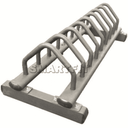 Bumper plate liggende stativ